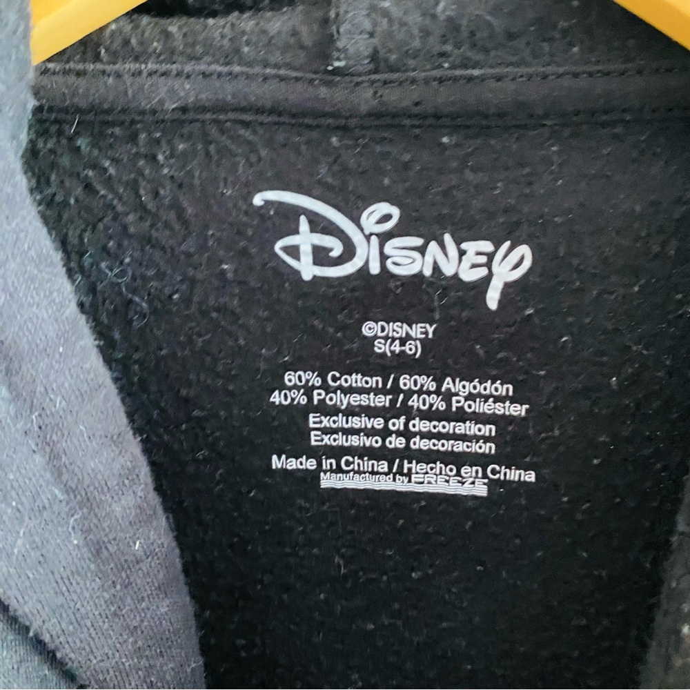 Disney Alice in Wonderland Black Graphic Embroidered Hoodie Womens Small - Picture 5 of 7
